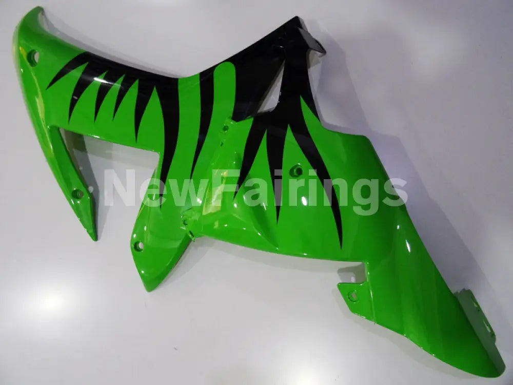 Green and Black Flame - YZF-R1 02-03 Fairing Kit - Vehicles