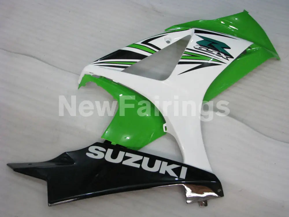 Green and White Black Factory Style - GSX - R1000 07 - 08