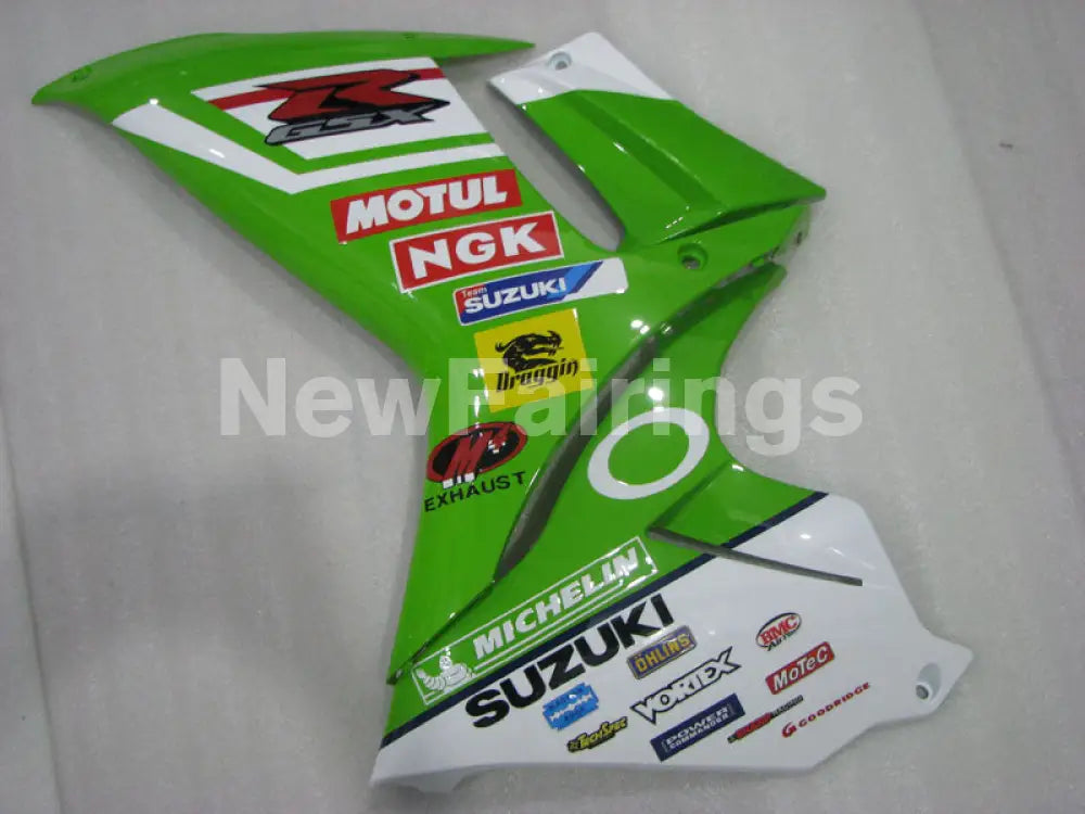 Green and White MOTUL - GSX-R750 11-24 Fairing Kit Vehicles