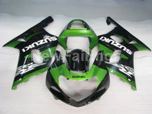 Laden Sie das Bild in den Galerie-Viewer, Green and Black Factory Style - GSX-R750 00-03 Fairing Kit