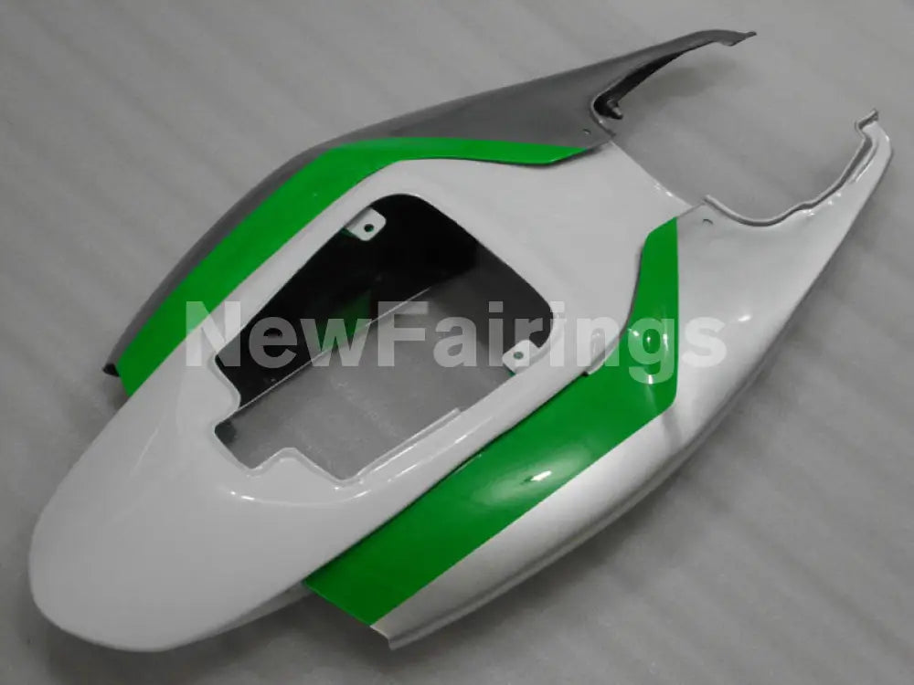 Green and White Silver Factory Style - GSX-R600 06-07