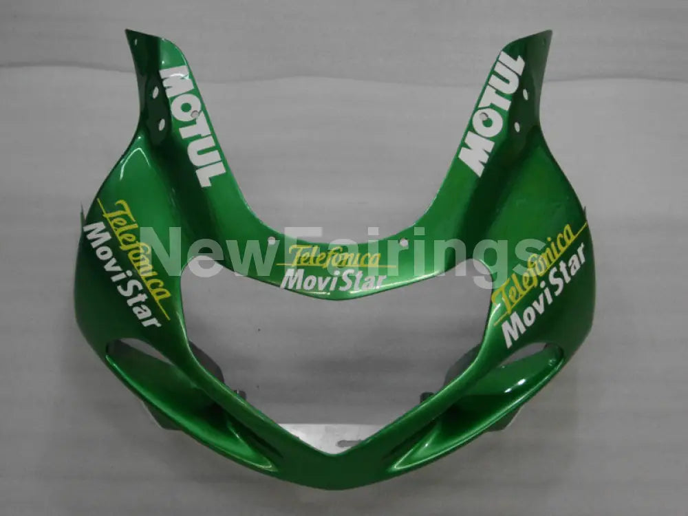 Green and Yellow Movistar - GSX-R750 00-03 Fairing Kit