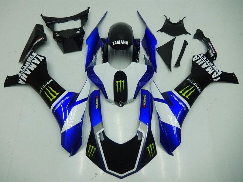 Blau-weißes schwarzes Monster - Verkleidungssatz YZF-R1 15-19