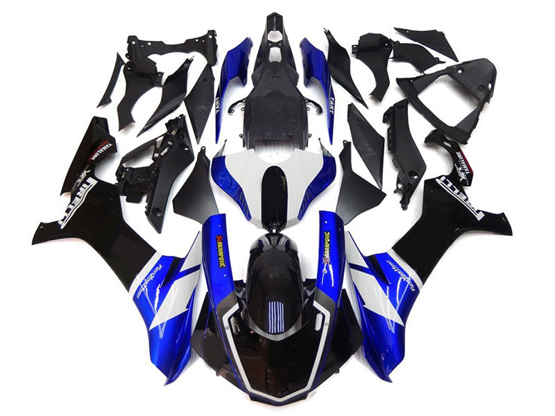 Blau-schwarz-weißer Fabrikstil - YZF-R1 15-19 Verkleidungssatz