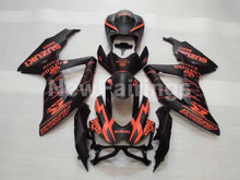 Laden Sie das Bild in den Galerie-Viewer, Matte Black and Orange Corona - GSX-R600 08-10 Fairing Kit