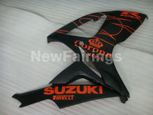 Laden Sie das Bild in den Galerie-Viewer, Matte Black and Orange Corona - GSX-R750 06-07 Fairing Kit