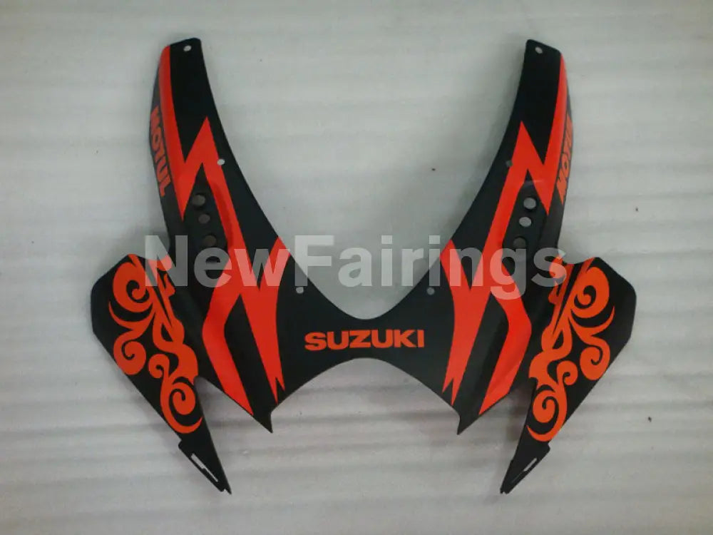 Matte Black and Orange Corona - GSX-R750 06-07 Fairing Kit