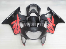 Laden Sie das Bild in den Galerie-Viewer, Matte Black and Red Factory Style - CBR600 F4 99-00 Fairing