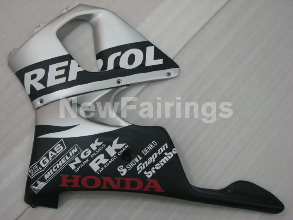 Matte Black and Silver Repsol - CBR 919 RR 98-99 Fairing Kit