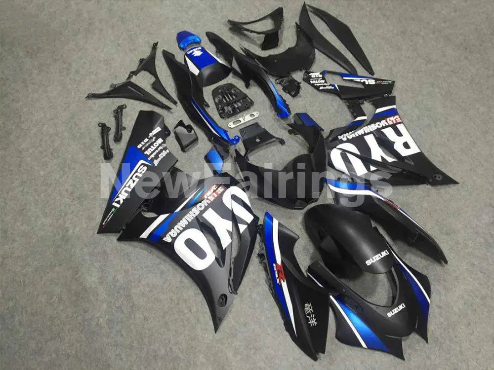 Matte Black and Blue Factory Style - GSX - R1000 17 - 24