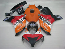 Laden Sie das Bild in den Galerie-Viewer, Matte Black and Orange Red Repsol - CBR1000RR 08-11 Fairing