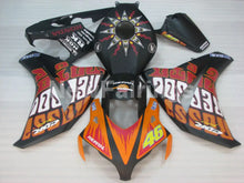 Laden Sie das Bild in den Galerie-Viewer, Matte Black and Orange Rossi - CBR1000RR 08-11 Fairing Kit -