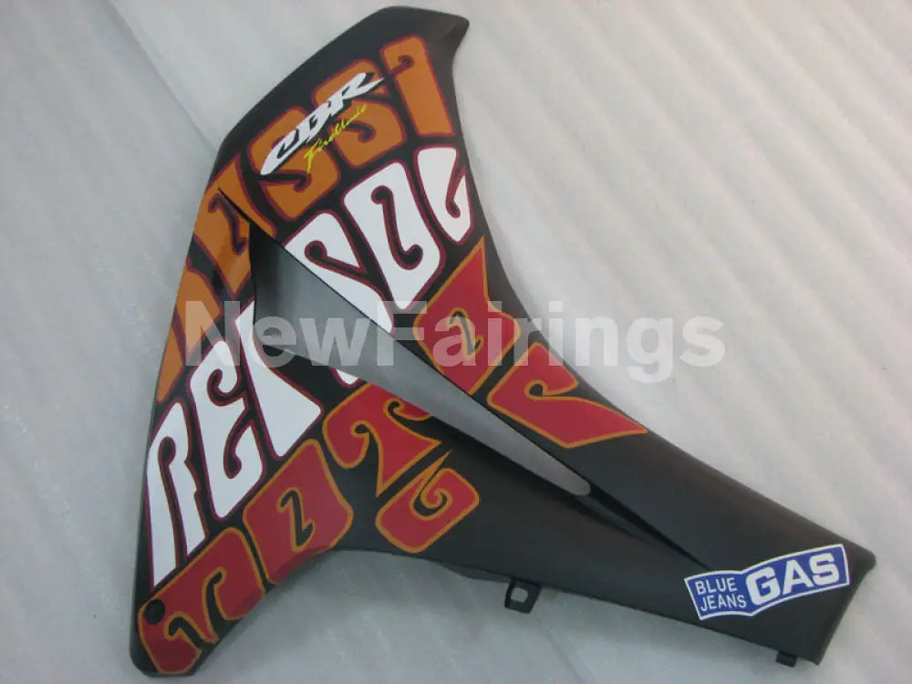 Matte Black and Orange Rossi - CBR1000RR 08-11 Fairing Kit -