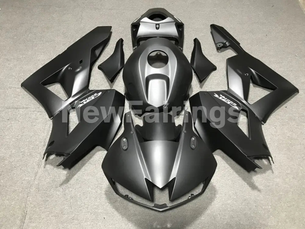 Matte Black with white decal Factory Style - CBR600RR 13-23