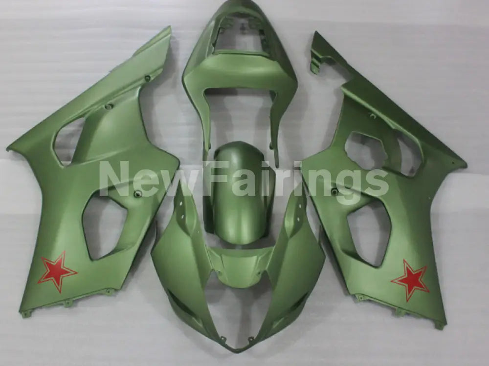 Matte Green Factory Style - GSX - R1000 03 - 04 Fairing Kit