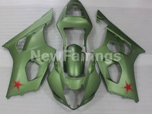 Laden Sie das Bild in den Galerie-Viewer, Matte Green Factory Style - GSX - R1000 03 - 04 Fairing Kit