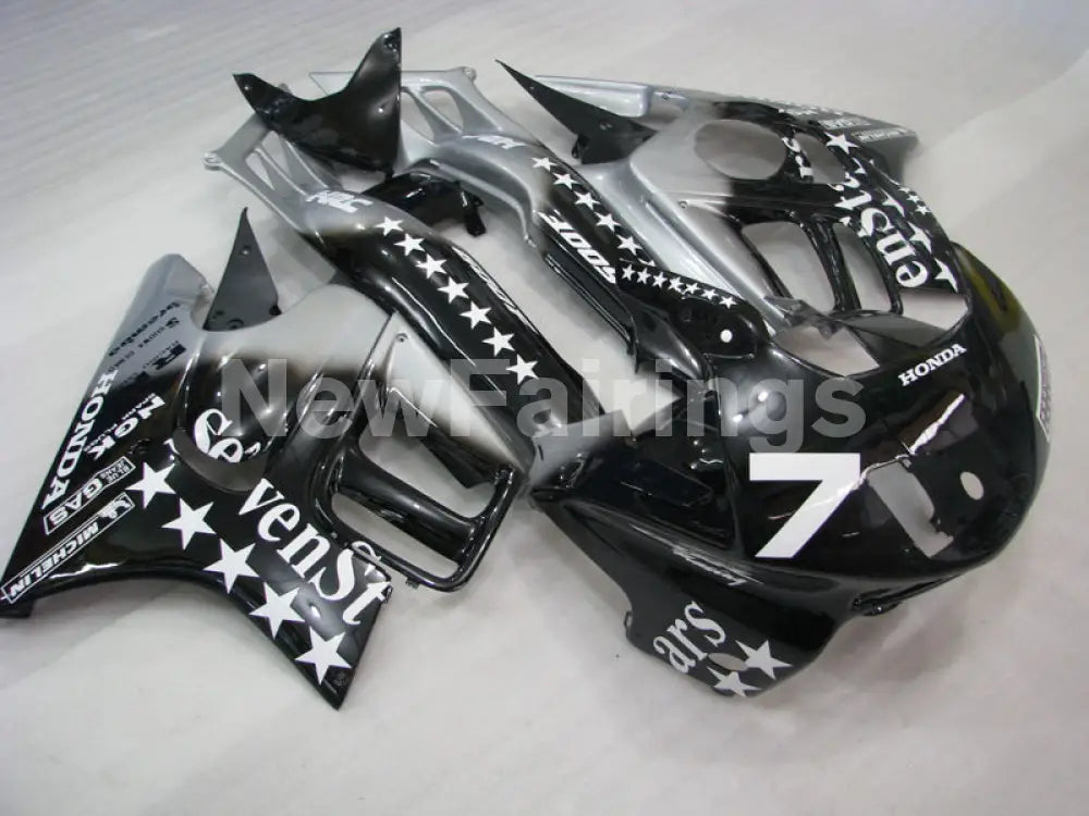 Number 7 Black and Silver SevenStars - CBR600 F3 97-98