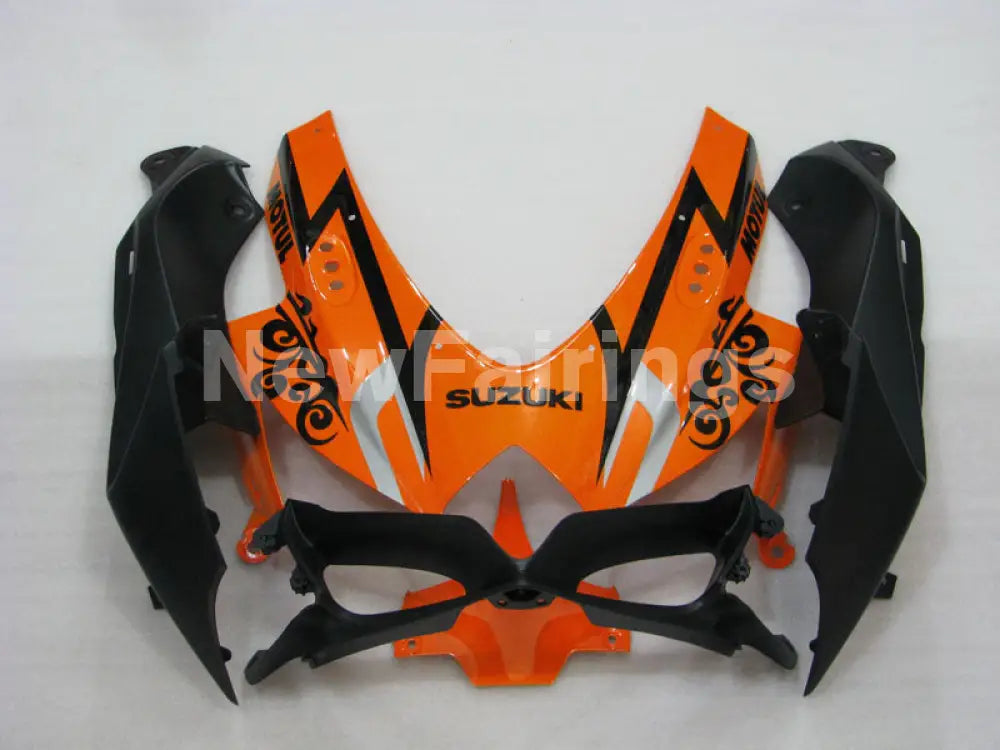 Orange and Black Corona - GSX-R600 08-10 Fairing Kit