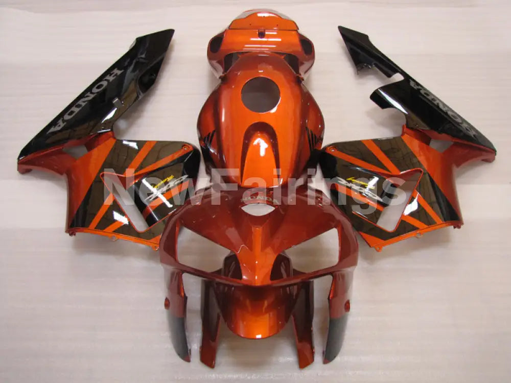 Orange and Black Factory Style - CBR600RR 05-06 Fairing Kit