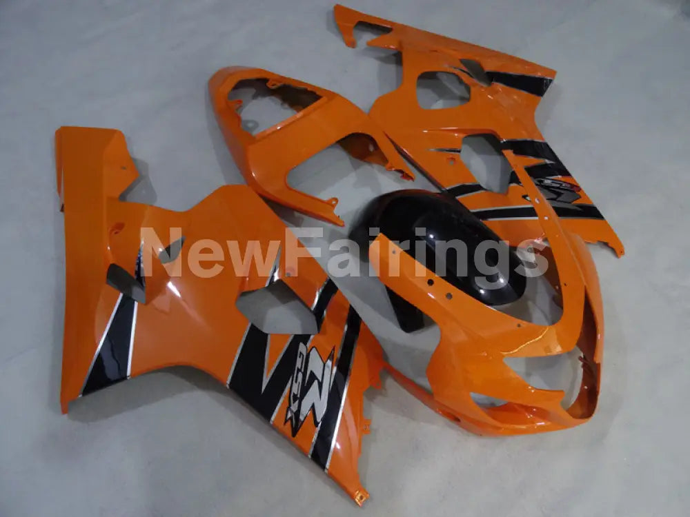 Orange and Black Factory Style - GSX-R750 04-05 Fairing Kit