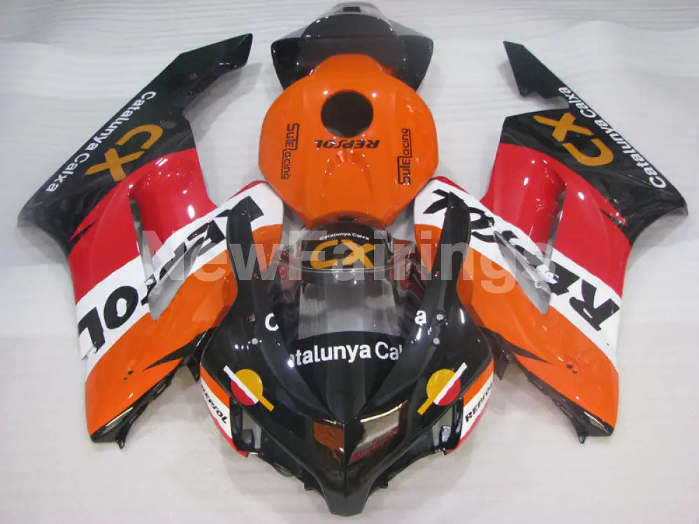 Orange and Black Red CX Repsol - CBR1000RR 04-05 Fairing Kit