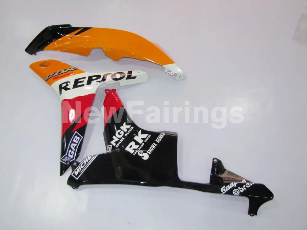 Orange Red and Black Repsol - CBR600RR 07-08 Fairing Kit -