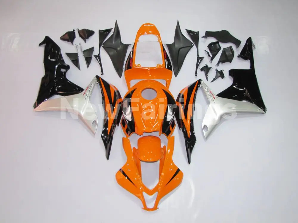 Orange and Silver Black Factory Style - CBR600RR 07-08