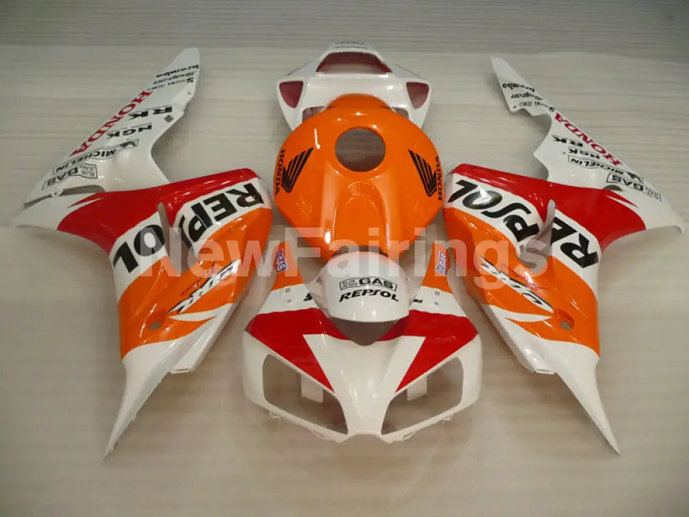 Orange and White Red Repsol - CBR1000RR 06-07 Fairing Kit -