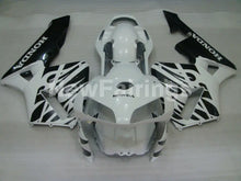 Laden Sie das Bild in den Galerie-Viewer, Pearl White and Black Fire - CBR600RR 03-04 Fairing Kit -