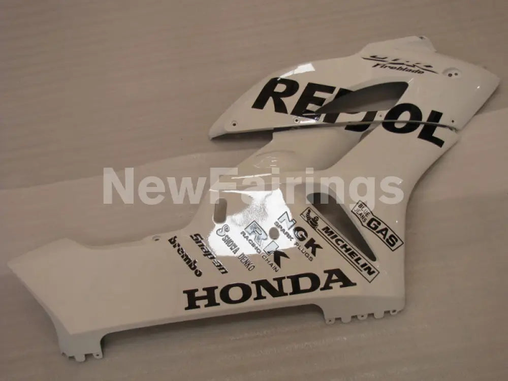 Pearl White and Silver Repsol - CBR1000RR 04-05 Fairing Kit