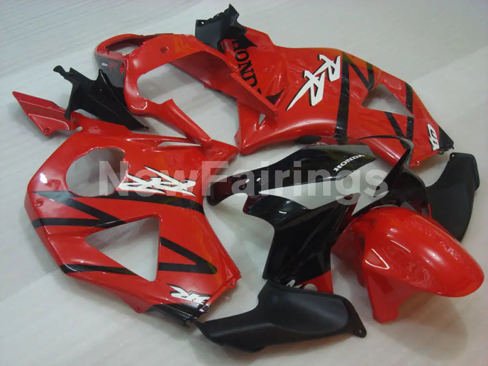 Red and Black Factory Style - CBR 954 RR 02-03 Fairing Kit -