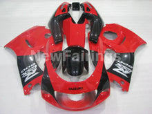 Laden Sie das Bild in den Galerie-Viewer, Red and Black Factory Style - GSX-R600 96-00 Fairing Kit -