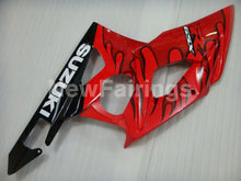 Laden Sie das Bild in den Galerie-Viewer, Red and Black Flame - GSX - R1000 05 - 06 Fairing Kit