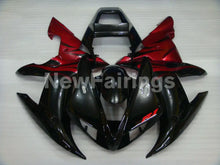 Laden Sie das Bild in den Galerie-Viewer, Red and Black Flame - YZF-R1 02-03 Fairing Kit - Vehicles &amp;