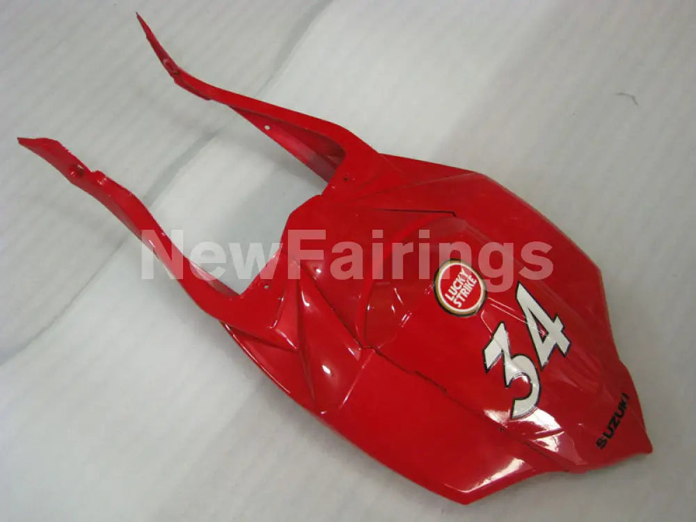 Red and Black Lucky Strike - GSX-R600 08-10 Fairing Kit