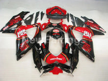 Laden Sie das Bild in den Galerie-Viewer, Red and Black Lucky Strike - GSX-R600 08-10 Fairing Kit