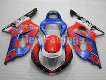 Laden Sie das Bild in den Galerie-Viewer, Red and Blue Corona - GSX-R600 01-03 Fairing Kit - Vehicles