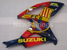 Laden Sie das Bild in den Galerie-Viewer, Red and Blue Yellow FCB - GSX-R750 06-07 Fairing Kit