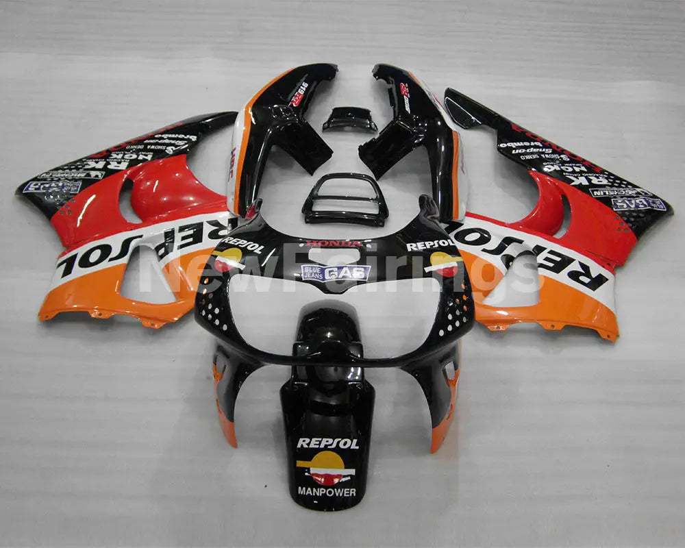 Red and Orange Black Repsol - CBR 900 RR 94-95 Fairing Kit -