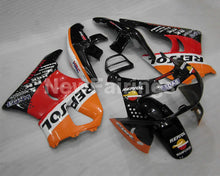 Laden Sie das Bild in den Galerie-Viewer, Red and Orange Black Repsol - CBR 900 RR 94-95 Fairing Kit -