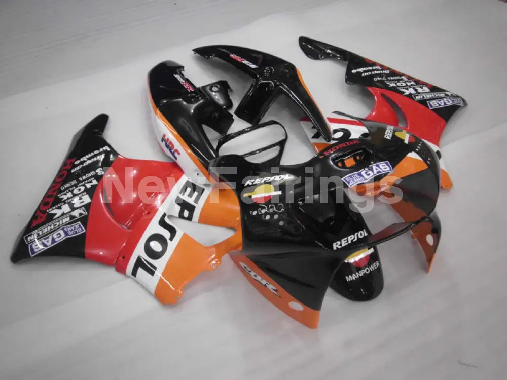 Red and Orange Black Repsol - CBR 919 RR 98-99 Fairing Kit -