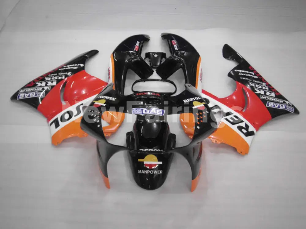 Red and Orange Black Repsol - CBR 919 RR 98-99 Fairing Kit -