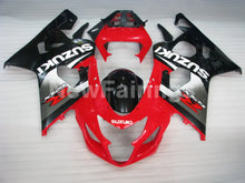 Laden Sie das Bild in den Galerie-Viewer, Red and Silver Black Factory Style - GSX-R600 04-05 Fairing