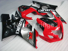 Laden Sie das Bild in den Galerie-Viewer, Red and Silver Black Factory Style - GSX-R600 04-05 Fairing