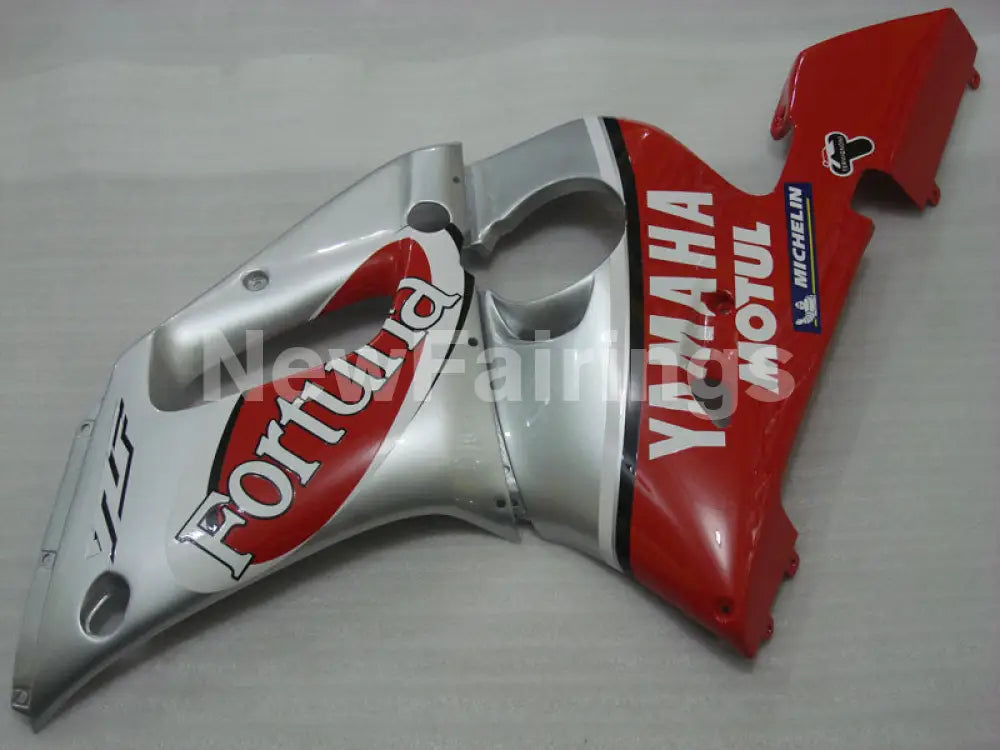 Red and Silver Fortuna - YZF-R6 98-02 Fairing Kit Vehicles & Parts > Vehicle Parts & Accessories > Motor Vehicle Parts