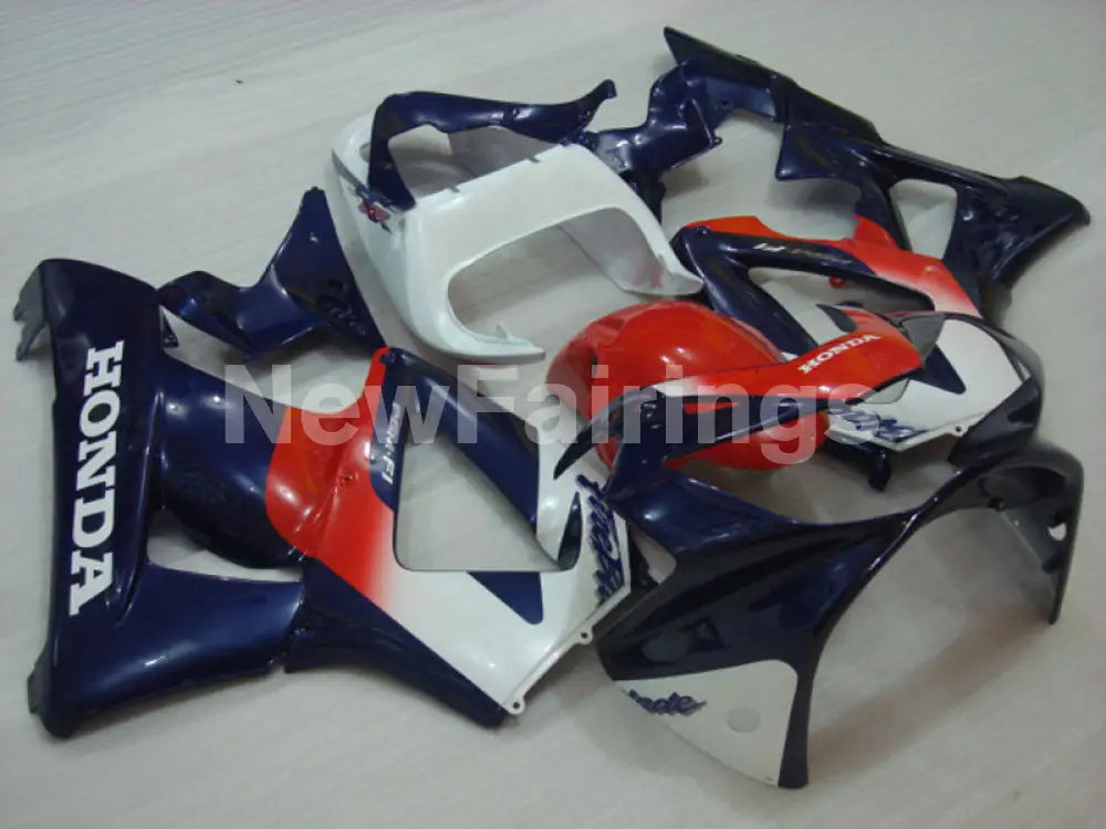 Red and White Blue Factory Style - CBR 929 RR 00-01 Fairing