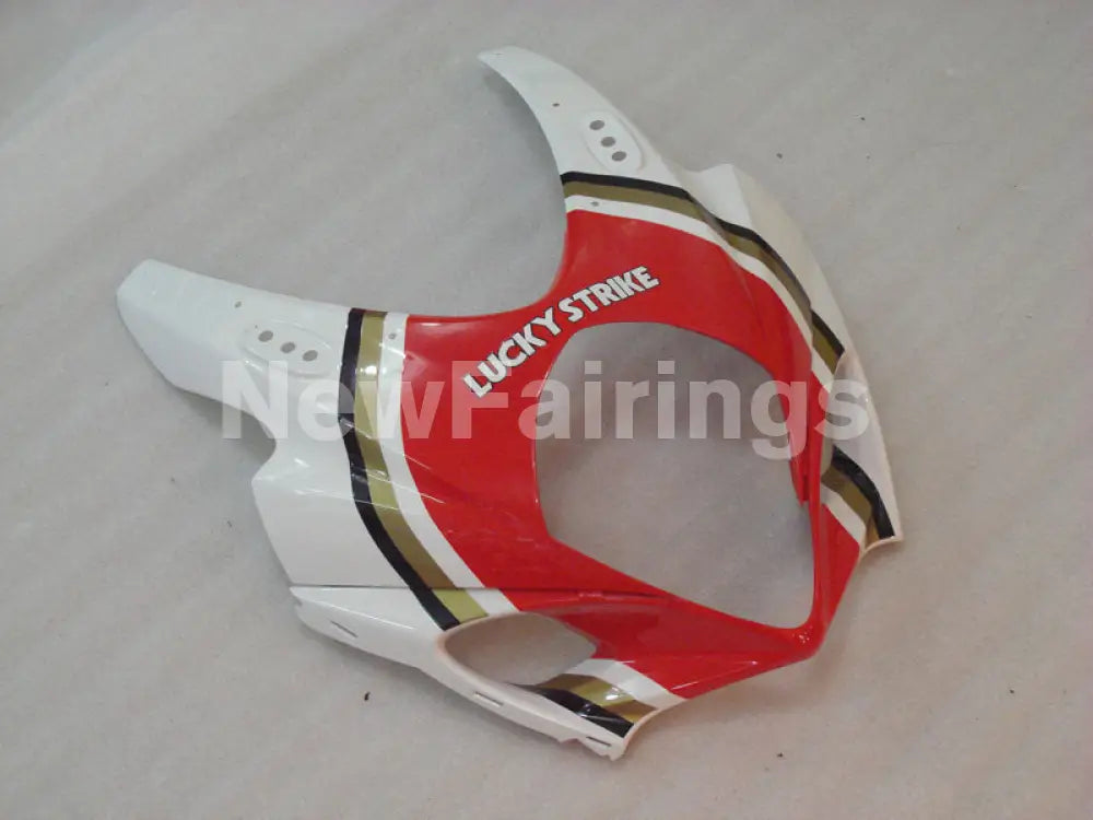 Red and White Lucky Strike - GSX - R1000 07 - 08 Fairing