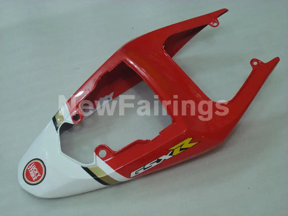 Red and White Lucky Strike - GSX-R750 04-05 Fairing Kit