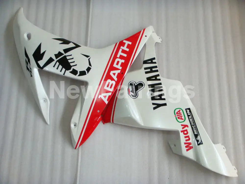 Red and White Scorpion - YZF-R1 02-03 Fairing Kit