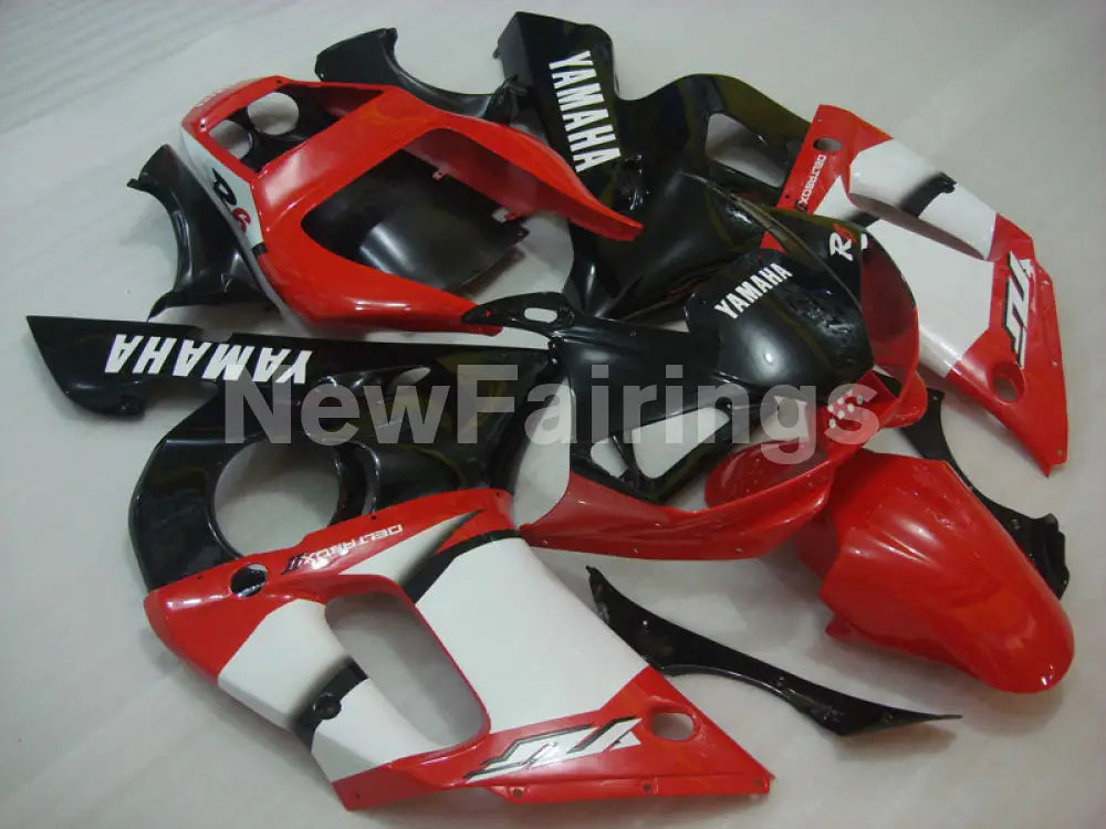 Red Black and White Factory Style - YZF-R6 98-02 Fairing Kit Vehicles & Parts > Vehicle Parts & Accessories > Motor